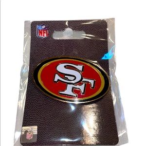 San Francisco 49ers Metal Logo Pin New in Package